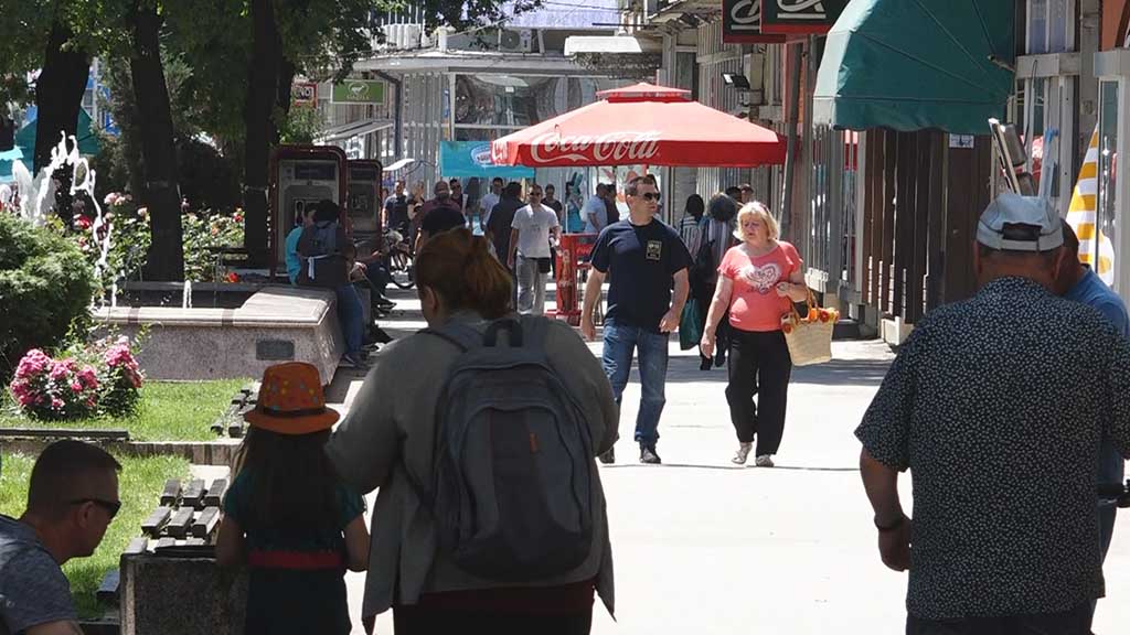 Centar grada tabačka leto vreme