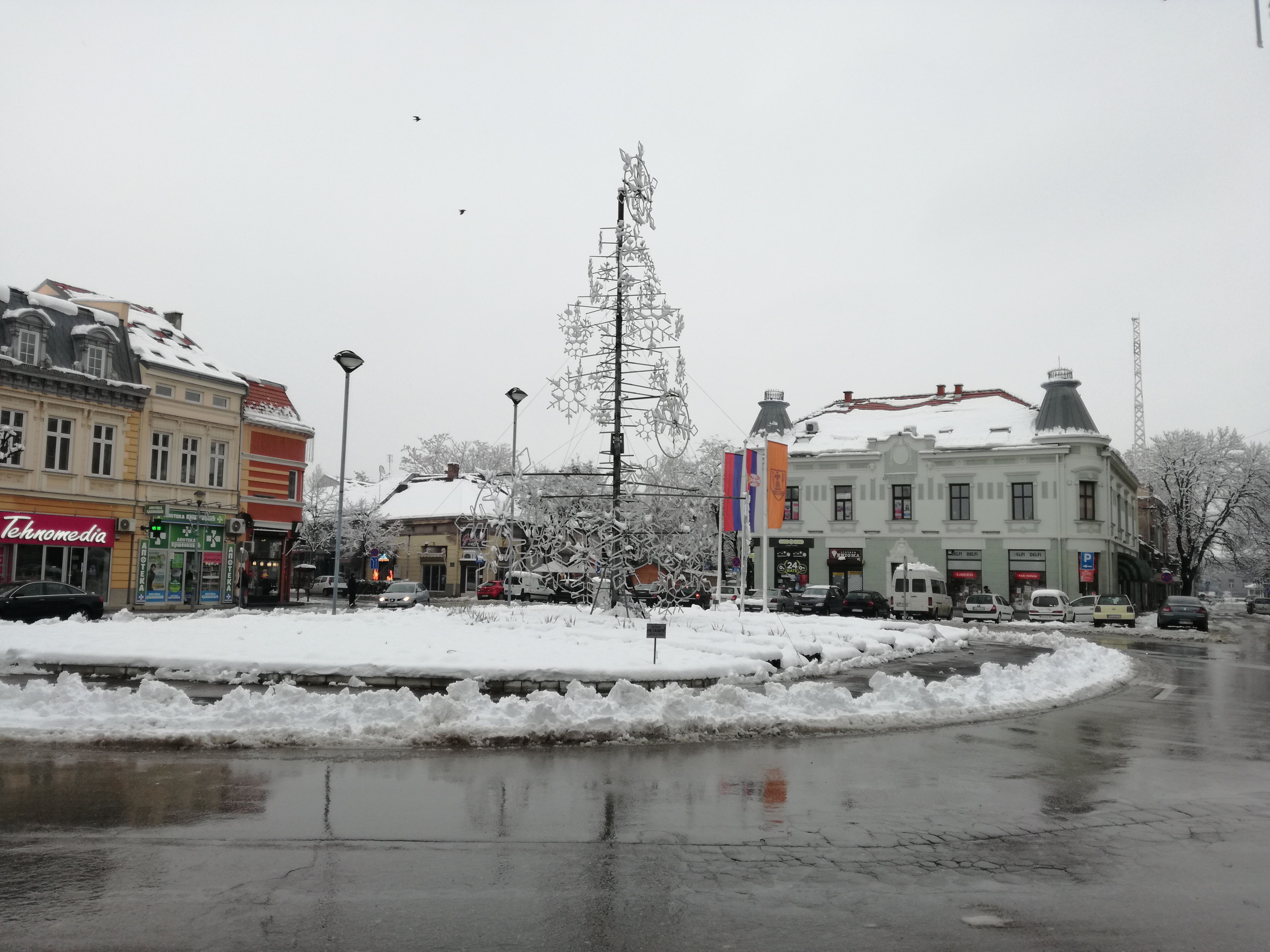 Sneg vreme pozarevac zima