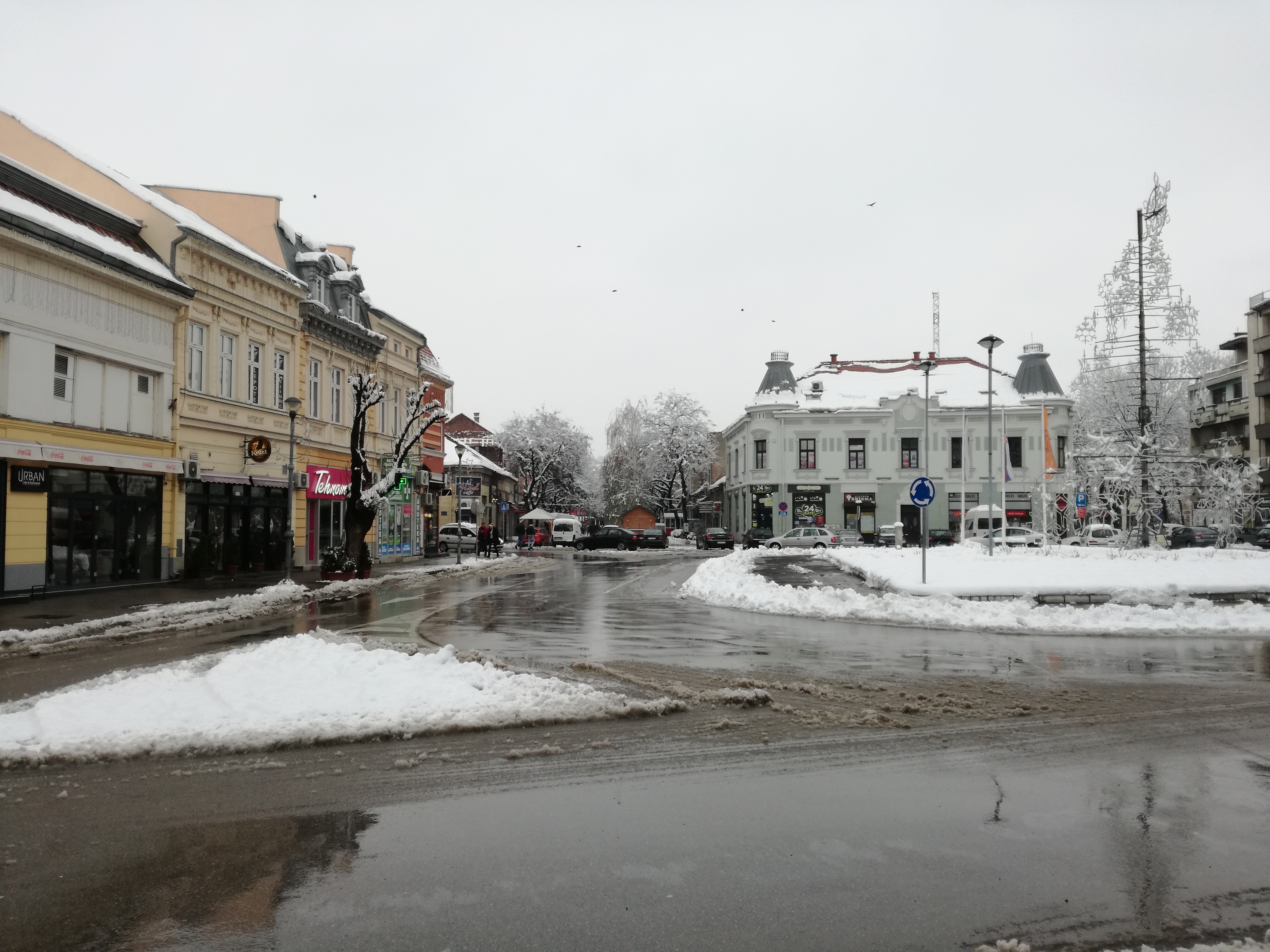 Centar sneg vreme pozarevac zima
