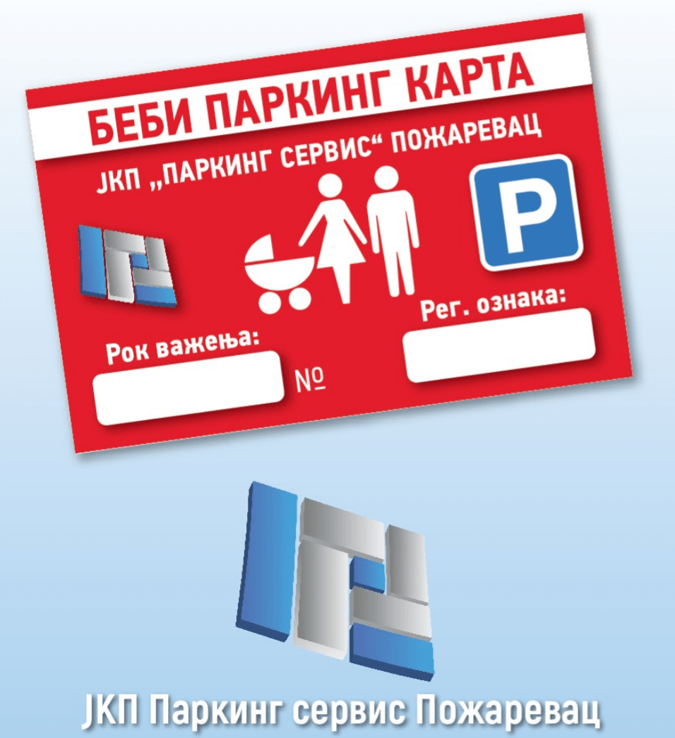 Podela Bebi parking karata na štandu kod zatvorenog parkirališta „Pijaca“