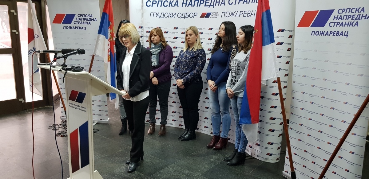 SNS Požarevac: Predstavljene aktivnosti unije žena