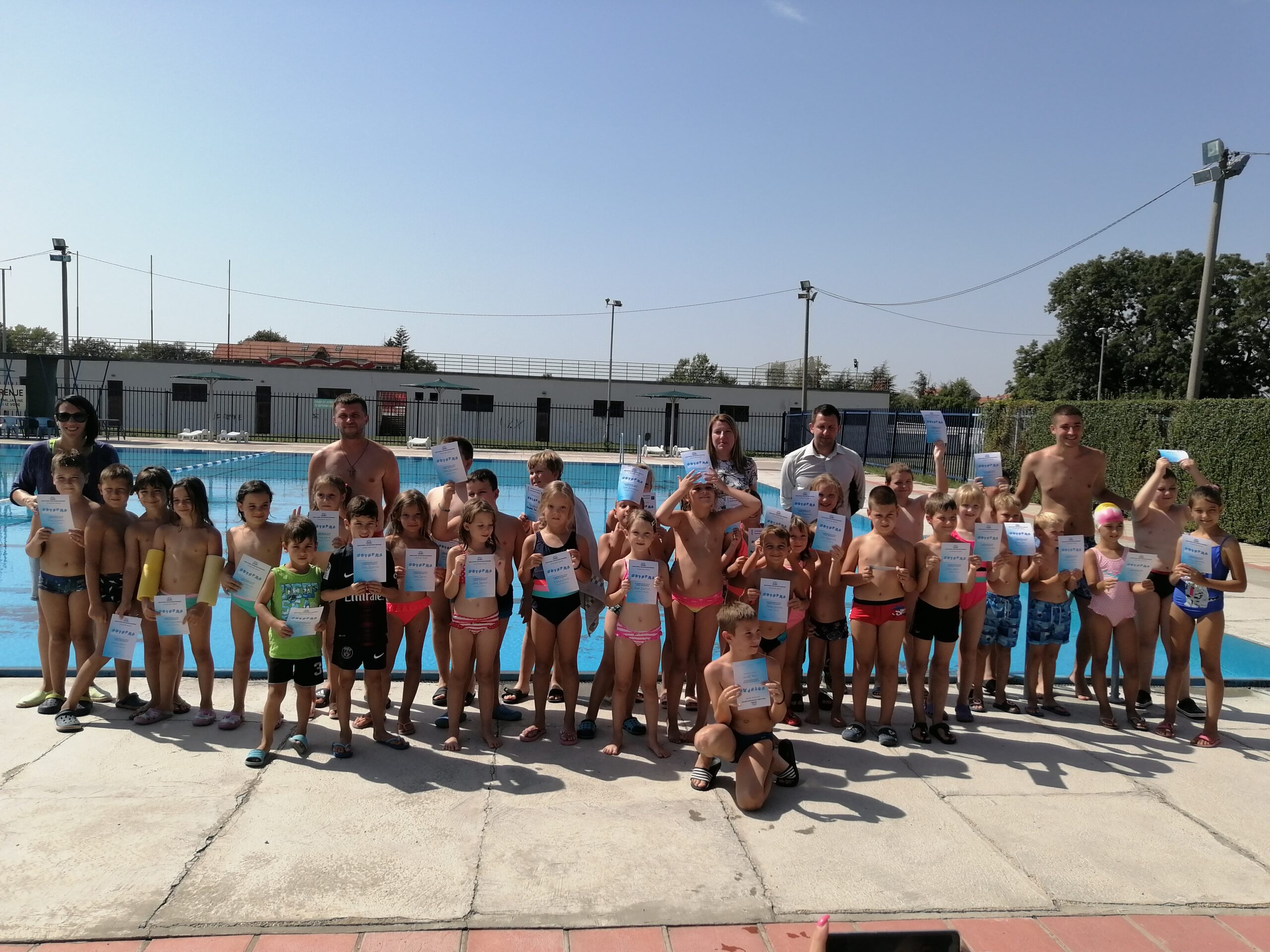 JU Sportski centar Požarevac: završena još jedna uspešna škola plivanja