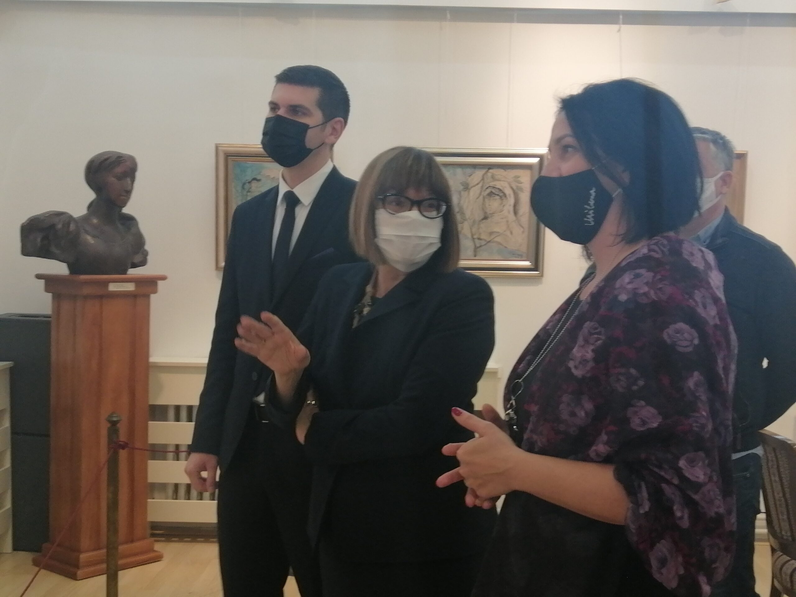Požarevac: Maja Gojković, ministarka kulture i informisanja u poseti Galeriji „Milena Pavlović...
