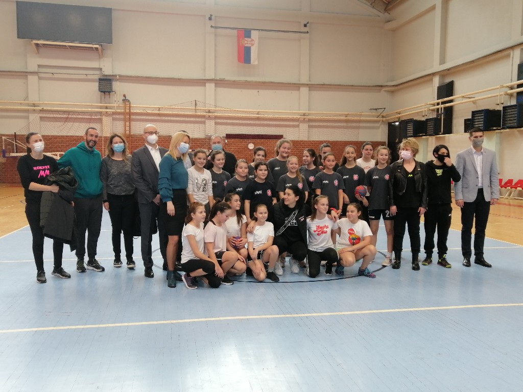 „Institut za ženski sport“ započeo promociju posetom Marine Maljković gradu Požarevcu