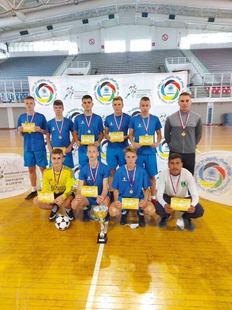 Kostolčani iz OŠ „Jovan Cvijić“ osvojili zlato na Republičkom takmičenju u futsalu