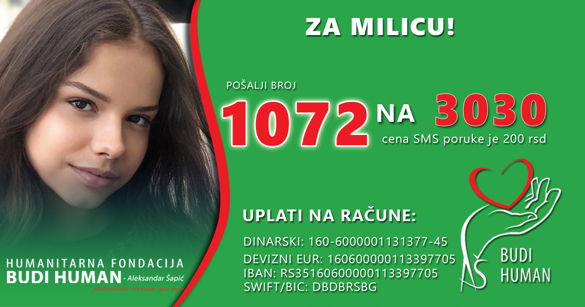 Požarevac: Na humanitarnom rukometnom turniru za Milicu prikupljeno blizu 1 000 evra