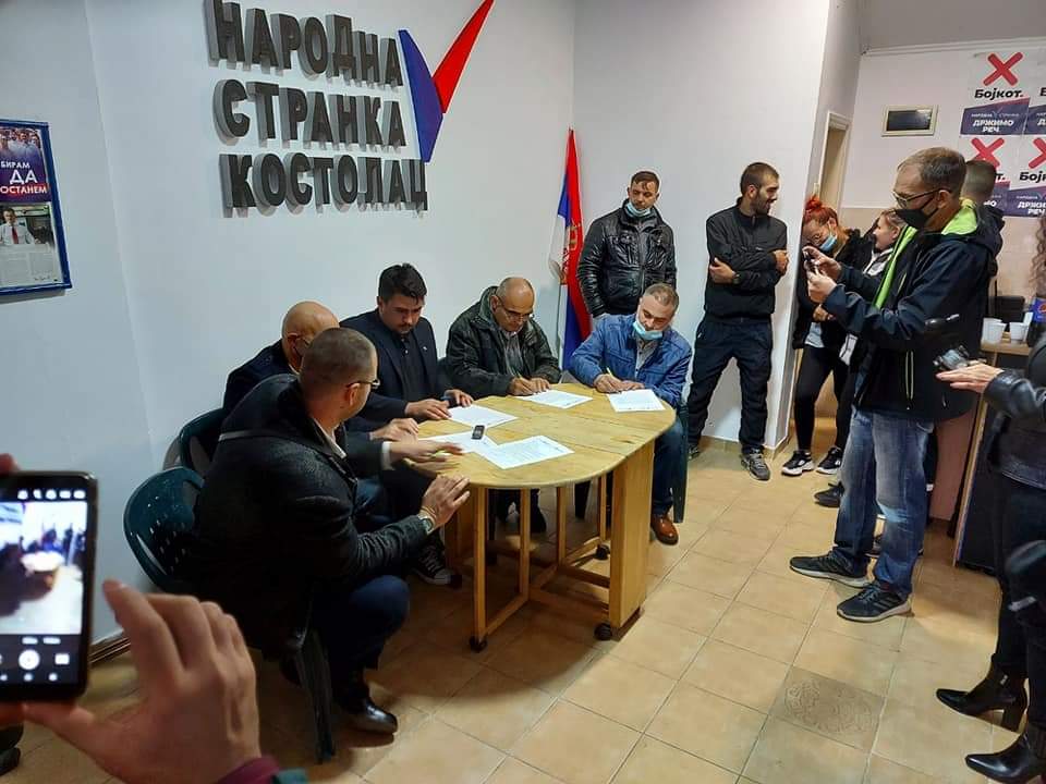 U Kostolcu potpisan Sporazum o saradnji između opozicionih stranaka