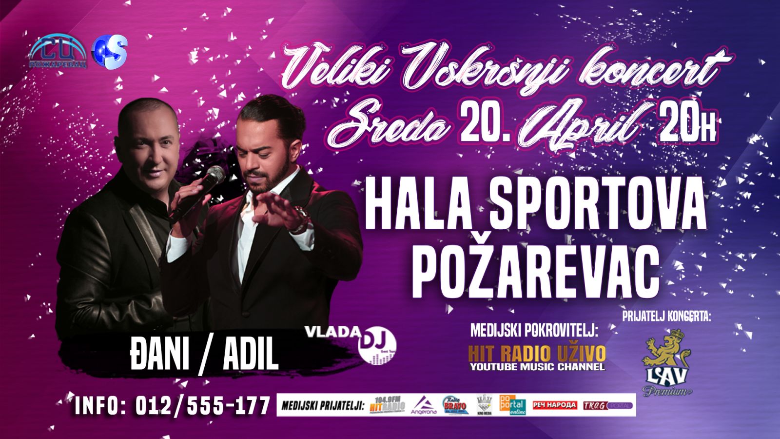 Koncert Djani i adil reklamni