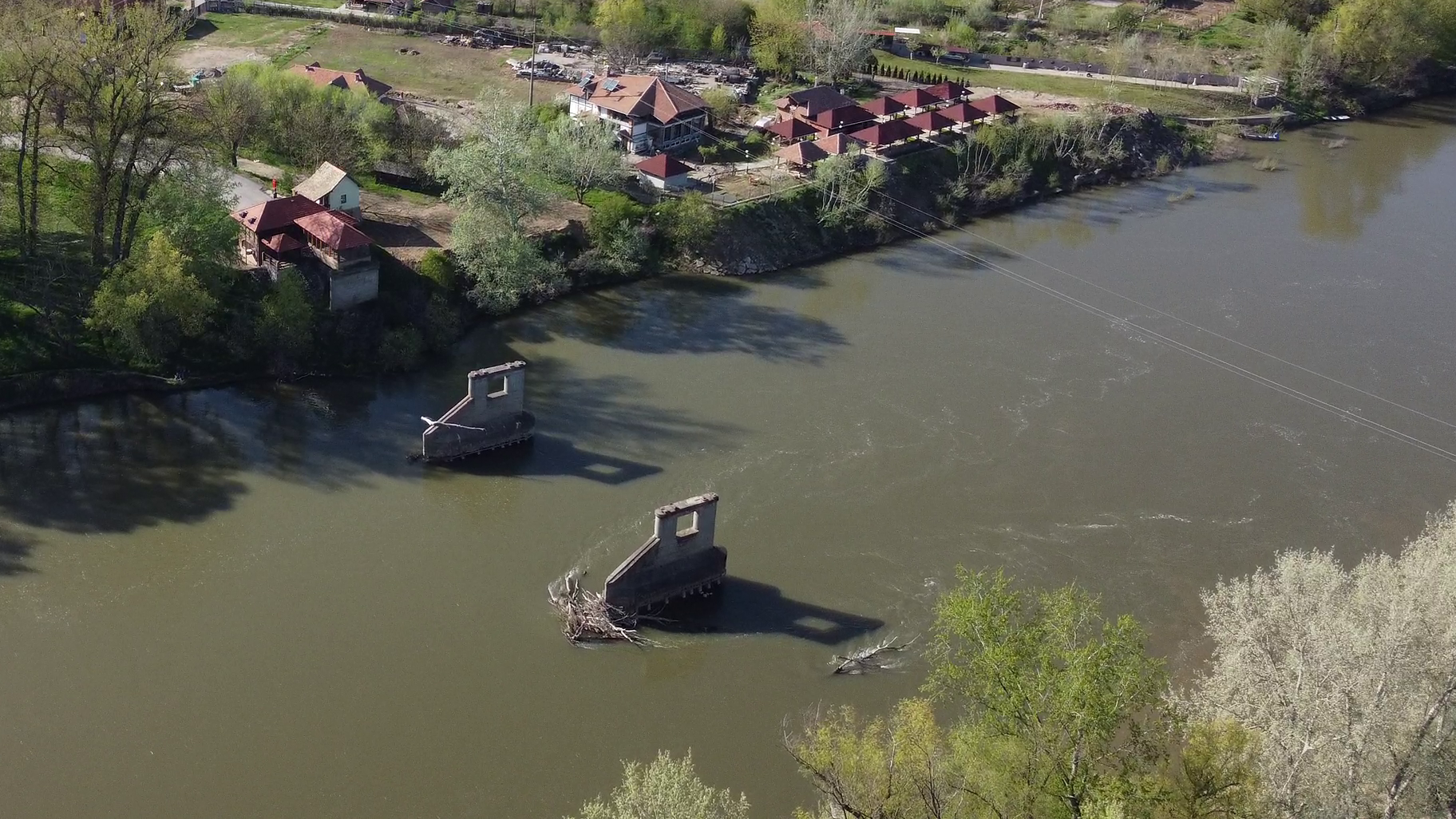 Nekadasnji most na Moravi kod Zabara