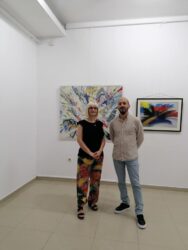 Izložba slika i crteža „Proces“, autora Filipa Ristića, otovrena je do 1.8.2022.