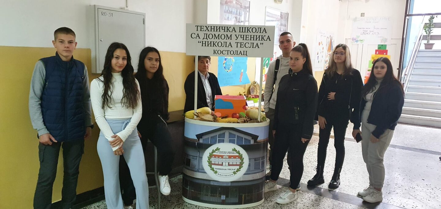 Dan zdrave hrane – humanitarna akcija u Tehničkoj školi u Kostolcu