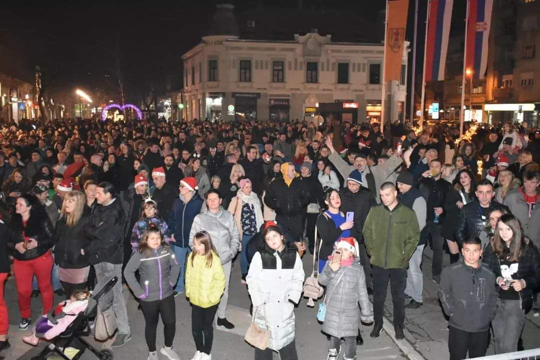 Spektakularan vatromet za doček u centru Požarevca
