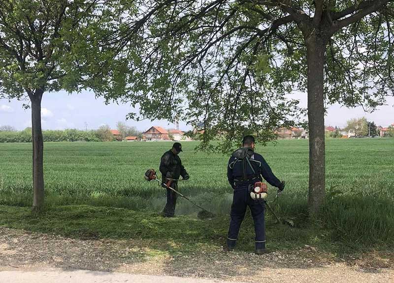 Uređenje zelenih površina povodom prvomajskih praznika u Kostolcu
