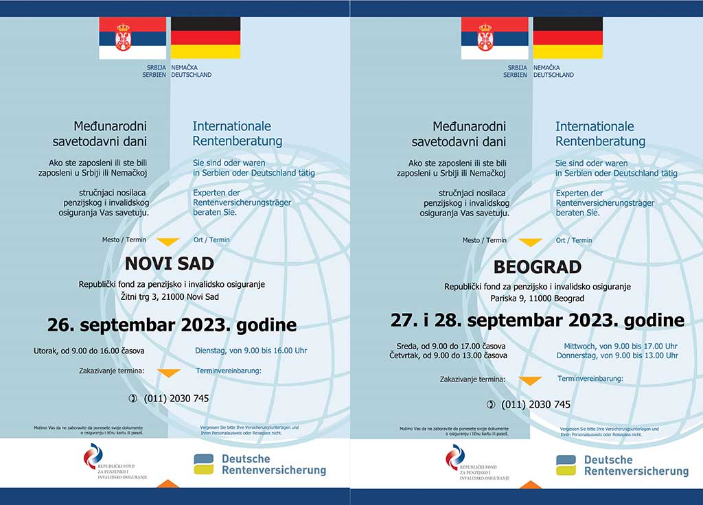 PIO Fond – Savetodavni dani sa Nemačkom