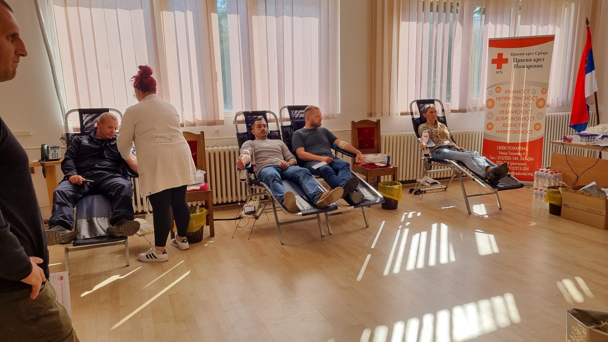 Akcija dobrovoljnog davanja krvi u organizaciji Kazneno-popravnog zavoda „Zabela“