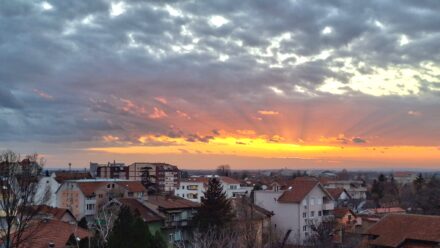 Vreme Pozarevac Oblaci Nebo Zima 5