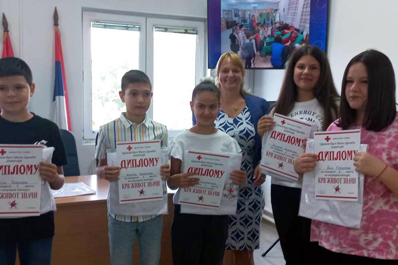 Svečana akademija Crvenog krsta Malo Crniće povodom Svetskog dana dobrovoljnih davalaca krvi