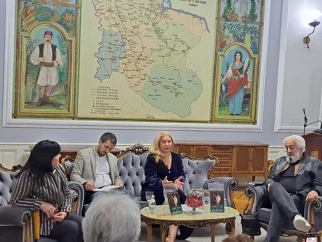 Požarevačka čitalačka publika je sa pažnjom i ljubavlju dočekala i ispratila na dalji književni put roman „Devet suza za Bakoče“, Miljene Drndar