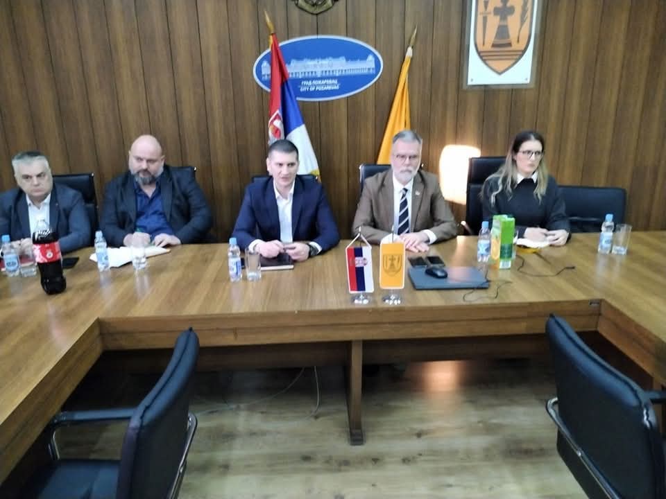 Ministar informisanja Dejan Ristić u radnoj poseti u Požarevcu