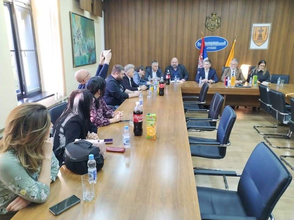 Ministar informisanja Dejan Ristić u radnoj poseti u Požarevcu