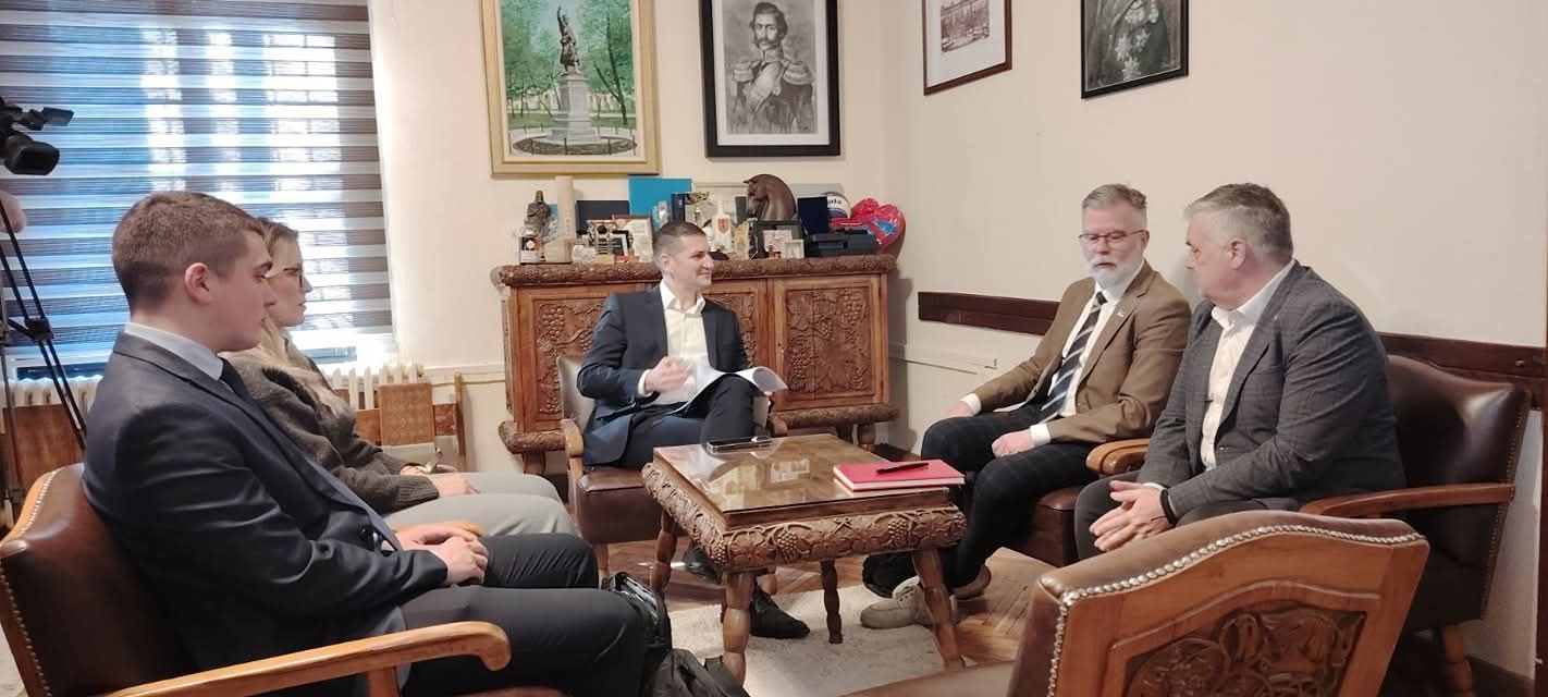 Ministar informisanja Dejan Ristić u radnoj poseti u Požarevcu