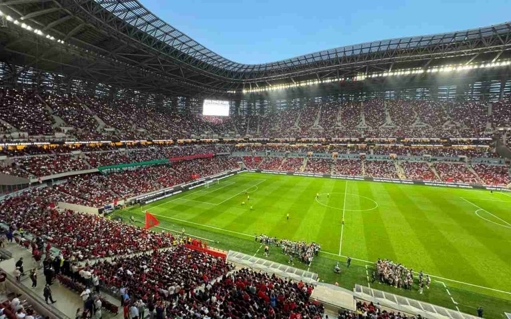 Gledaoci utakmica fudbal stadion