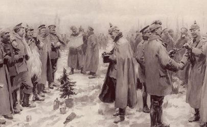 Christmas Truce 1914, as seen by the Illustrated London News.