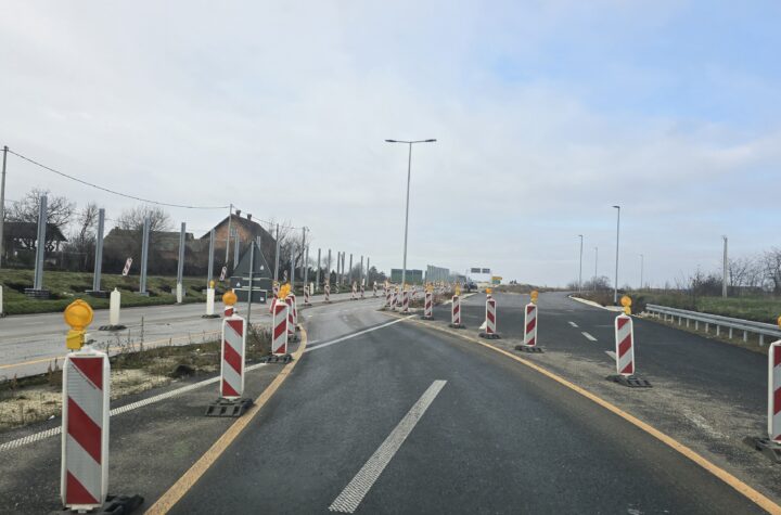 Brza saobracajnica put radovi