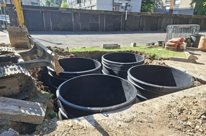 Novi podzemni kontejneri u Ulici Moše Pijade, radovi se nastavljaju širom grada