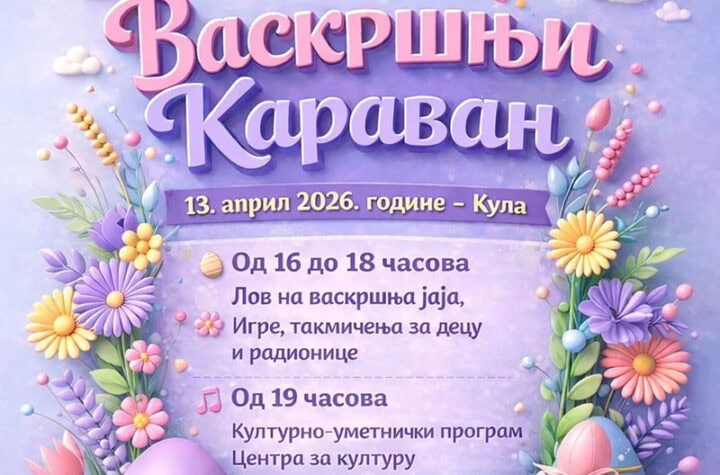 „Vaskršnji karavan“ u Kuli spojio igru, muziku i tradiciju