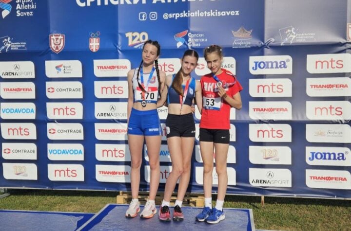 Mlada Tara Jaćimović treća u Srbiji na 800 metara