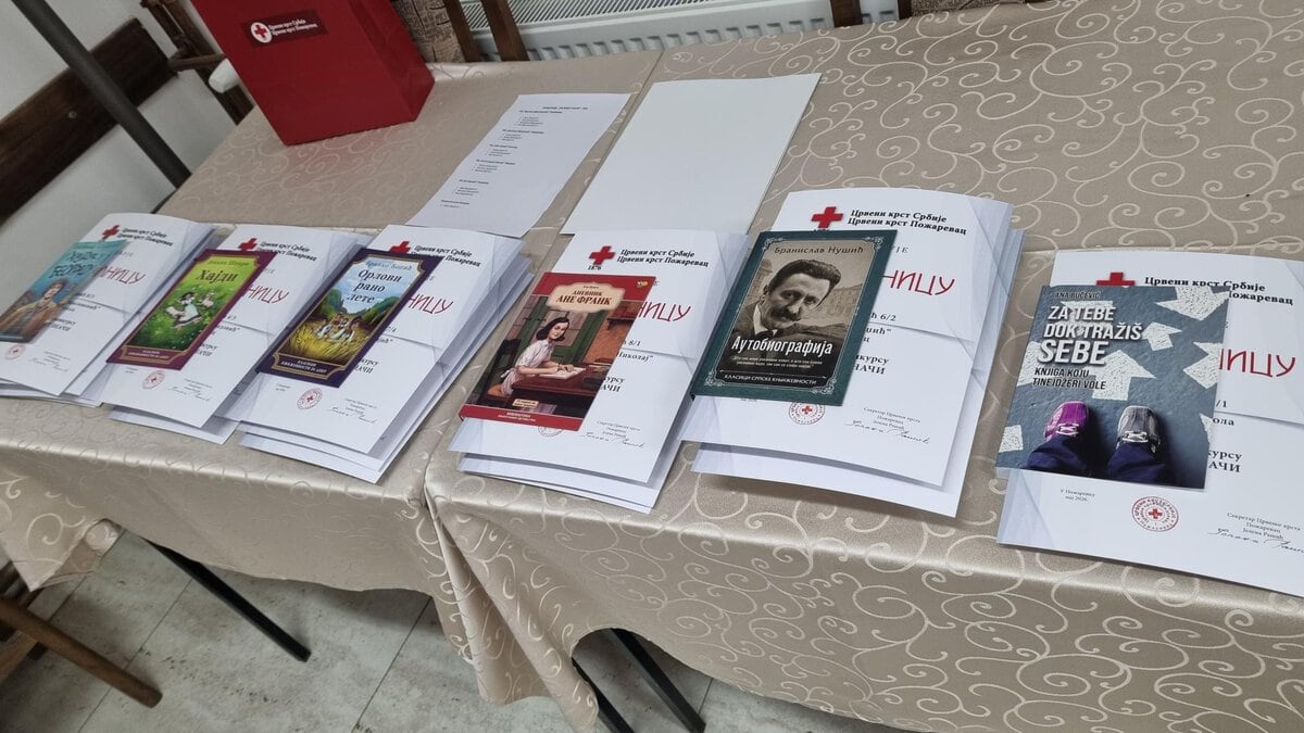 Svečana dodela nagrada najuspešnijim učenicima na konkursu „Krv život znači“