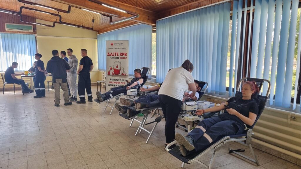 Uspešna akcija dobrovoljnog davanja krvi u P.D. „PRIM“ Kostolac