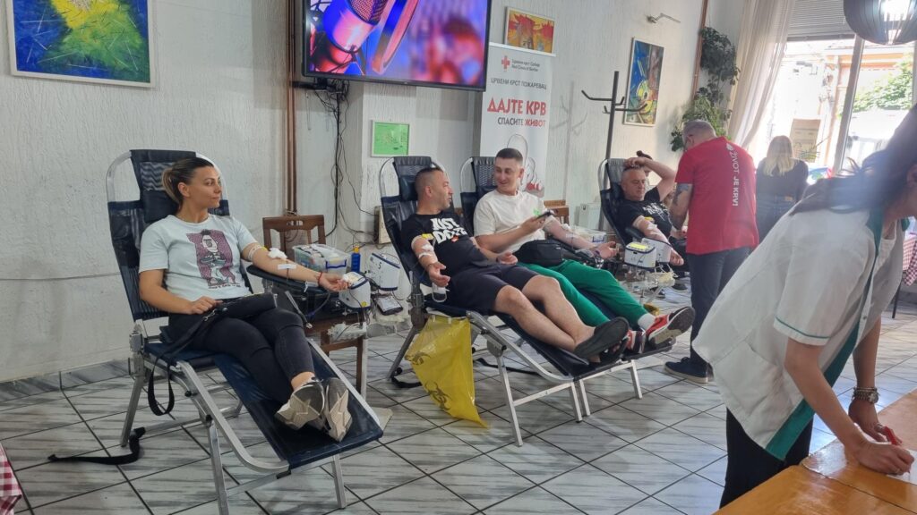 Prikupljeno 28 jedinica krvi, policajci podržali humanu misiju