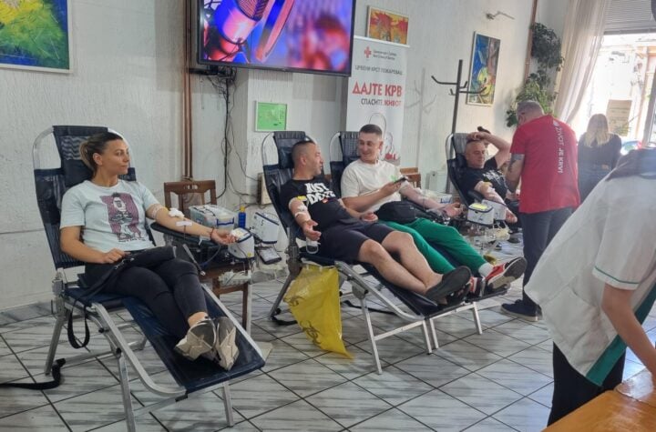 Prikupljeno 28 jedinica krvi, policajci podržali humanu misiju