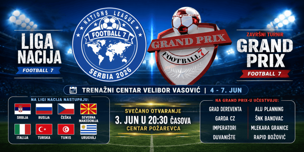Sportski centar Požarevac domaćin međunarodnog spektakla u fudbalu 7