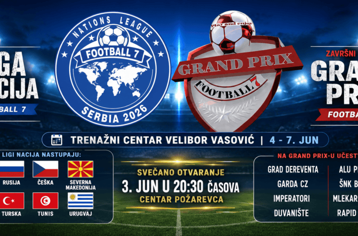 Sportski centar Požarevac domaćin međunarodnog spektakla u fudbalu 7