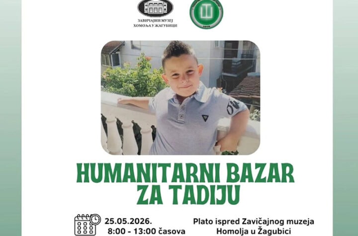 Humanitarni bazar za Tadiju biće održan u Žagubici