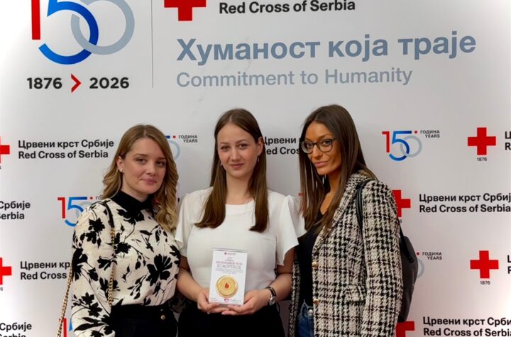 Požarevac ponovo među najhumanijima: Crvenom krstu uručeno visoko priznanje za dobrovoljno davalaštv...