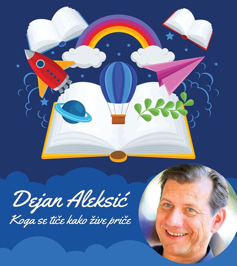 Dejan Aleksić vodi osnovce u svet mašte i priča