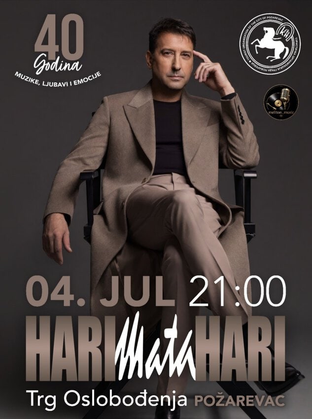 Hari Mata Hari slavi četiri decenije karijere velikim koncertom u Požarevcu