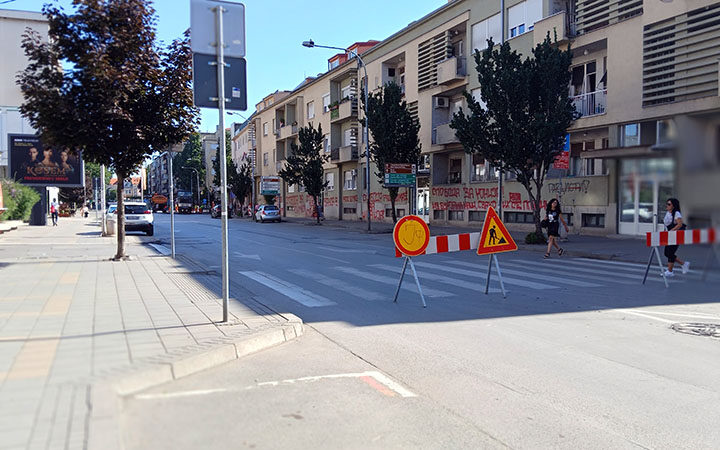 Radovi na horizontalnoj signalizaciji privremeno zatvaraju glavnu raskrsnicu u centru Požarevca