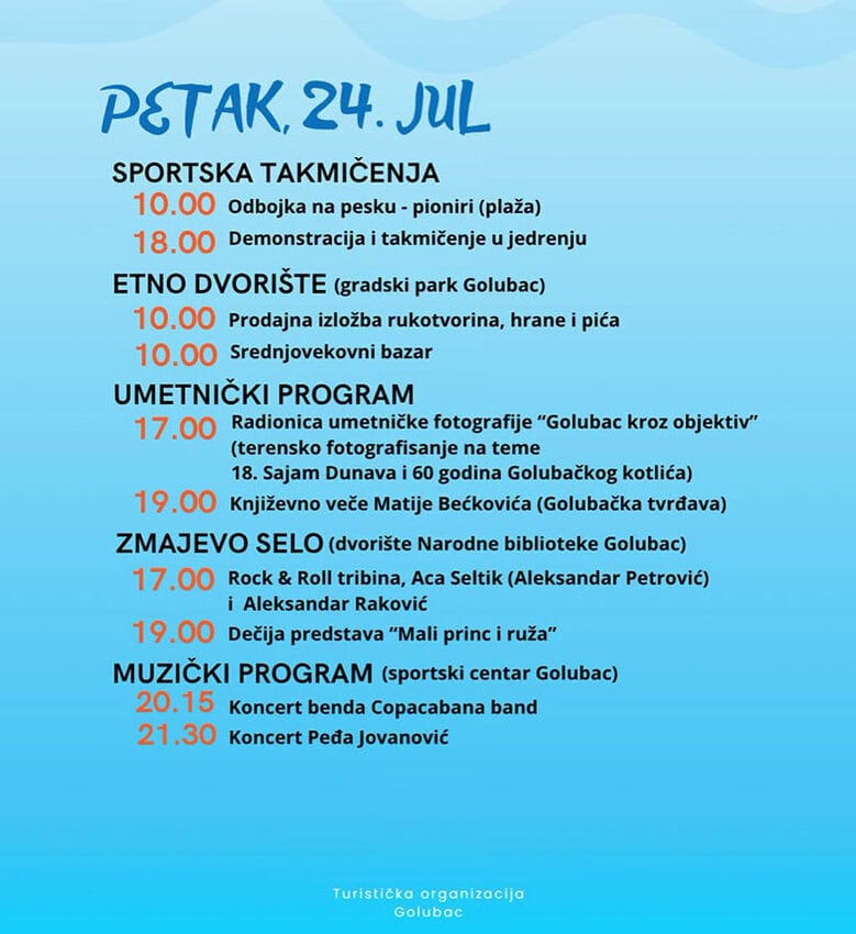 Počinje 18. Sajam Dunava: Četiri dana bogatog programa u Golupcu