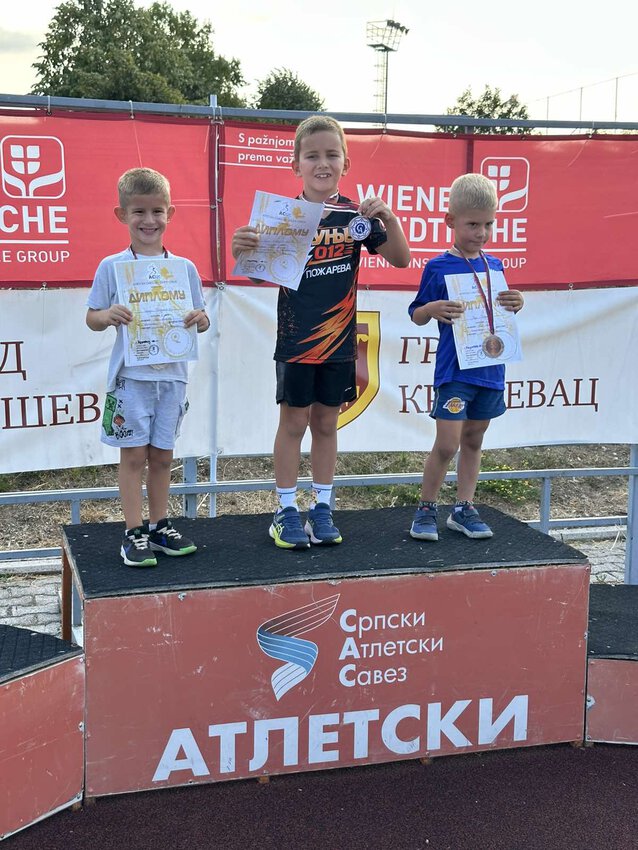 Munje sevale u Kruševcu – 5 medalja i novi rekordi