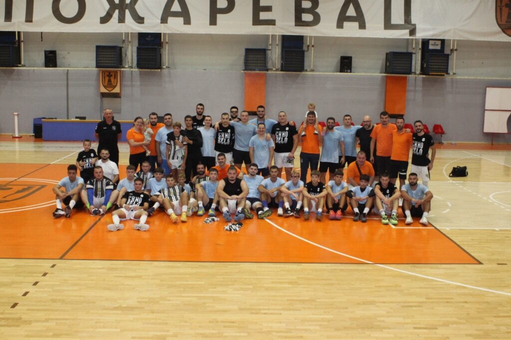 Prijateljski meč na otvaranju Rukometnog kluba „AS 012” u Hali sportova Sportskog centra Požarevac