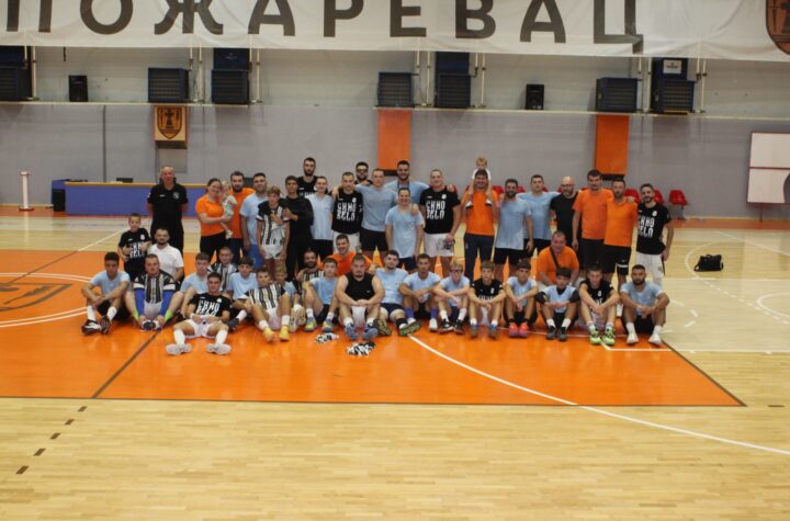 Prijateljski meč na otvaranju Rukometnog kluba „AS 012” u Hali sportova Sportskog centra Požarevac