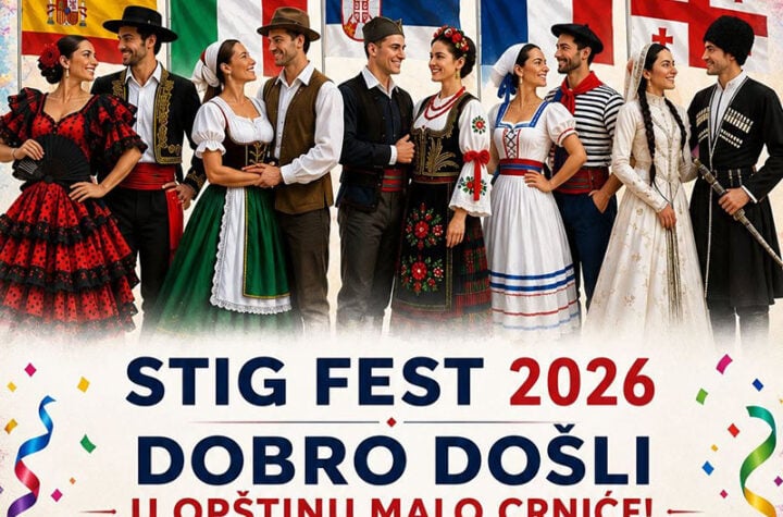 Folklorni ansambli iz četiri zemlje na festivalu u Malo Crniće.