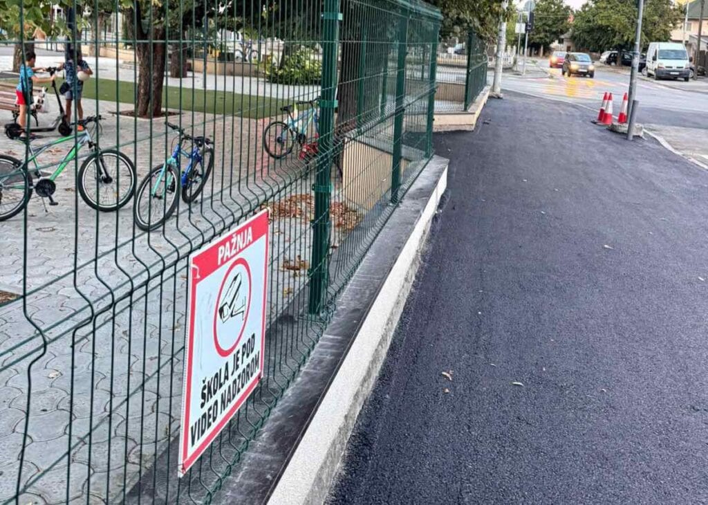 Bezbednije zone škola u Porečkoj i Moravskoj, radovi se nastavljaju u Moše Pijade
