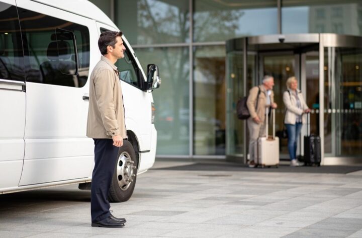 Muskarac beli minibus hotel