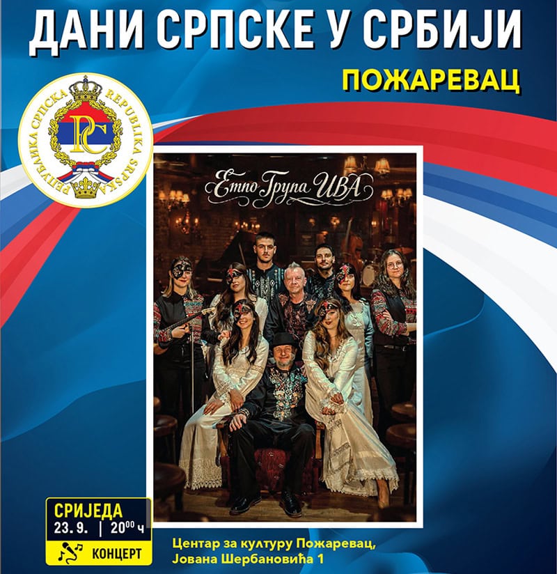 Etno grupa „Iva“ iz Doboja u Požarevcu: Spoj tradicionalne muzike i savremenog zvuka